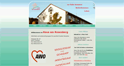 Desktop Screenshot of haus-am-rosenberg.de
